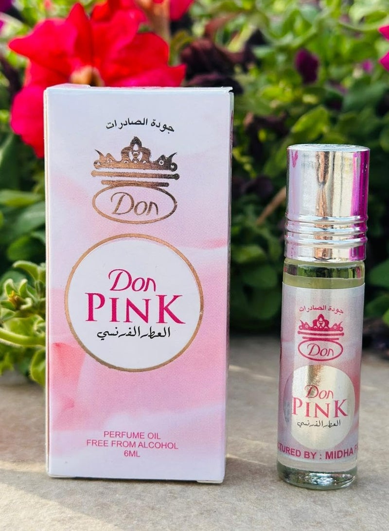 don Pink French Fragrance Roll On Perfume 6 ML 12 Pcs - Image 3