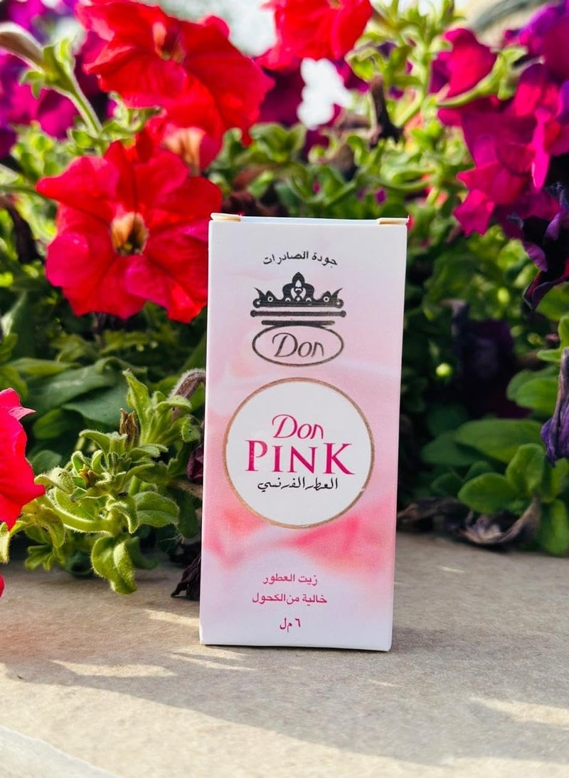 don Pink French Fragrance Roll On Perfume 6 ML 12 Pcs - Image 2