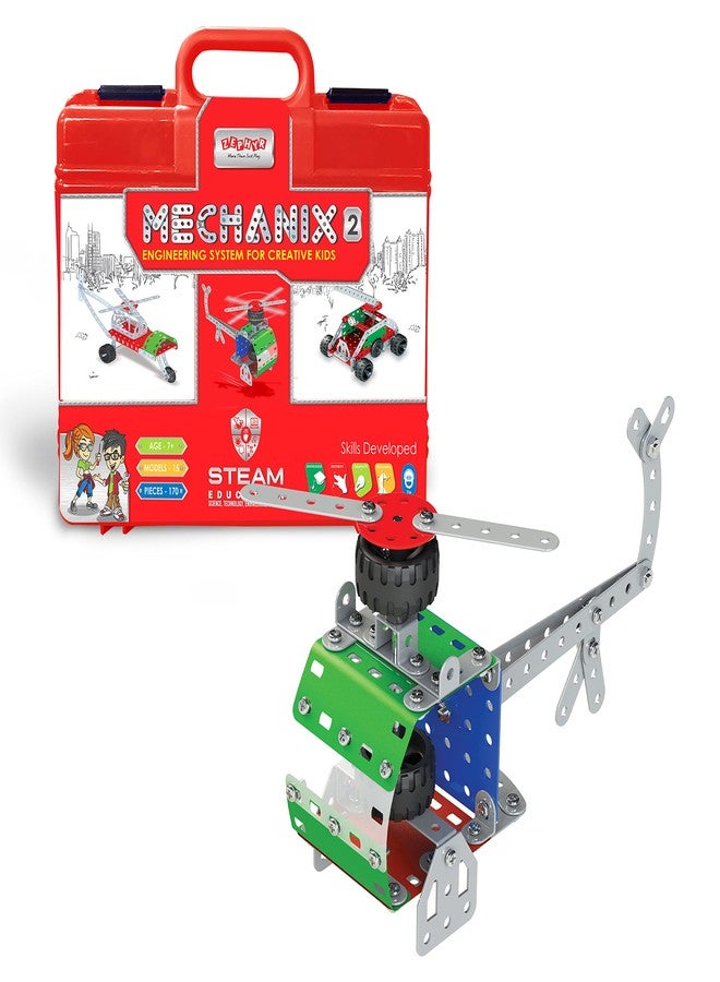 Mechanix-2 Smart Bag STEM Toy, Building and Construction Set for Boys and Girls Age 7+ Years - Image 1
