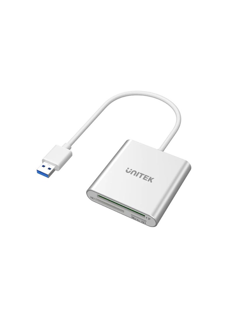 UNITEK USB 3.0 3-Port Memory Card Reader  - Image 1