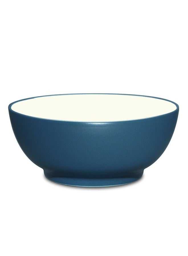 Noritake Colorwave Blue Set of 4 Coupe Cereal Bowls, 7", 27 oz. - Image 2