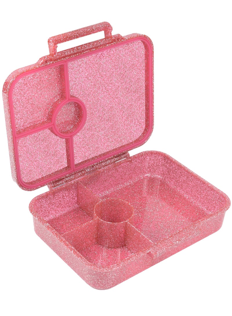 ESSEN Tritan Bento Lunch Box for Kids Girls - Pink Glitter Unicorn - Image 3