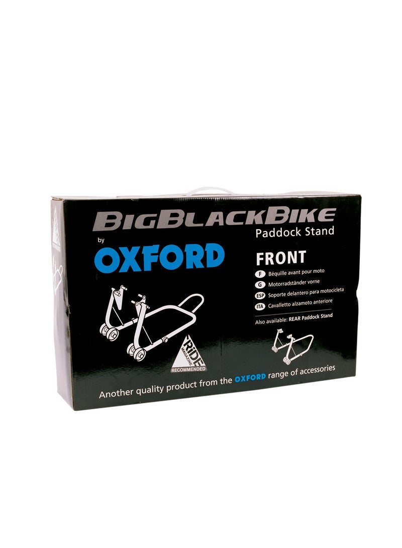 Oxford Oxford Big Black Bike Front Paddock Stand  - Image 4