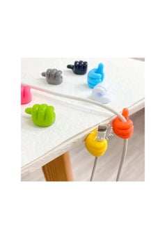 Generic Hand-Shaped Rubber Hooks For Cable & Power Cord Organization  - Image 4