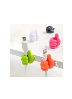 Generic Hand-Shaped Rubber Hooks For Cable & Power Cord Organization  - Image 1