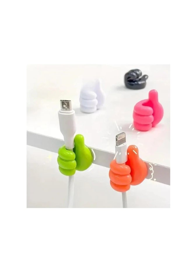 Generic Hand-Shaped Rubber Hooks For Cable & Power Cord Organization  - Image 1