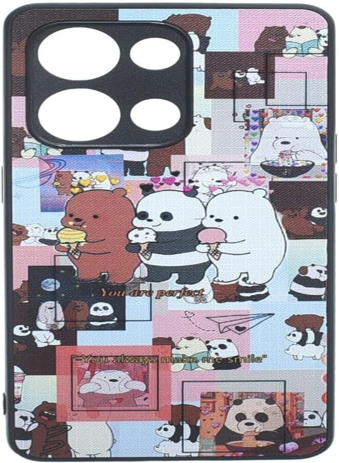 Boter. Plastic 3D Shockproof Back Case Designed With Raised Edge To Protect Camera lens Cute Cartoon Character Printed Suitable For OPPO RENO 9 - Multi Color