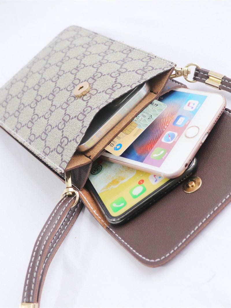 Touch Screen Mobile Phone Bag Messenger Bag Women'S Simple Vertical Universal Sweet Mini Bag Coin Purse - Image 5