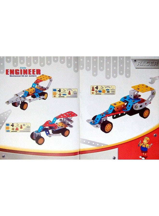 Nabhya Alloy Steel Engineer Racer Mechanical Kit 12 Models-90+ Pieces Educational Toys for Juniors - Multicolor (Age 5 to 12) - Image 3