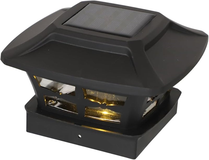 VALICLUD Outdoor Solar Post Cap Light Warm White Cool White LED Garden Fence Patio Decoration Weatherproof - Image 2