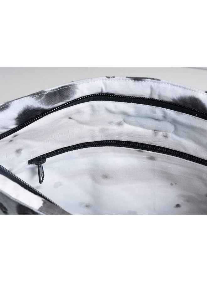 ميزون دي هيرمين حقيبة يد Maison d' Hermine من القماش القطني، حقيبة كروس بودي، حقيبة كتف للنساء والرجال، حقيبة تسوق للسفر، حقيبة كتف للاستخدام اليومي، متعددة الجيوب، بسحاب (Cheeta) - Image 4