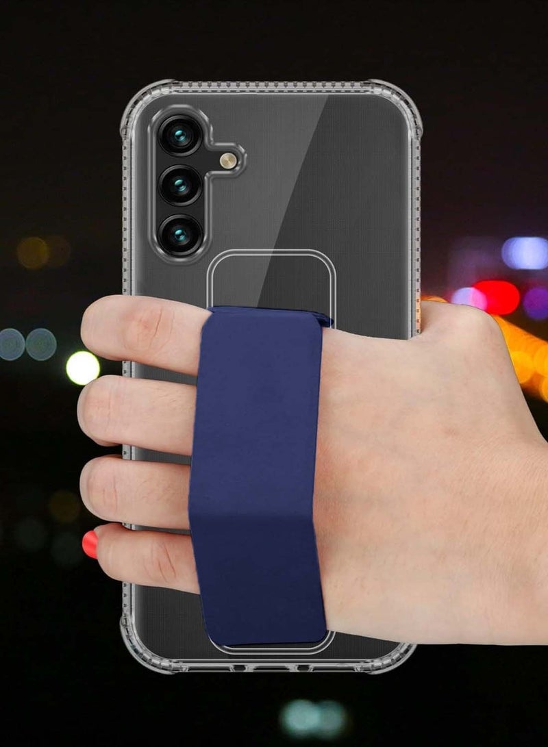 Wtech Samsung Galaxy A56 5G 2025 / Samsung Galaxy A36 5G 2025 TPU Hand Grip Air Pillow Case Cover - Navy Blue - Image 3