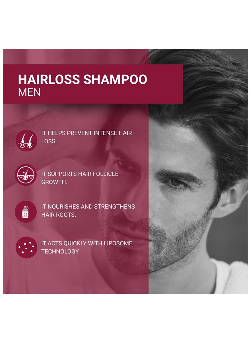 Bioxcin Forte Hair Loss Shampoo 300ml, Daily Care Treatment for Men &Women, Sensitive Scalp Formula Herbal Shampoo for Hair Growth, Complete Care Thickening & Nourishing Conditioner Intensive Hair Loss - Image 5