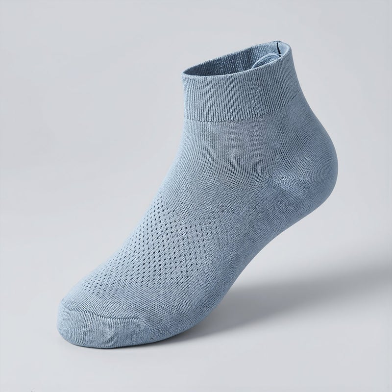 Women No Show Socks Cotton Mesh Breathable Non Slip Hidden Liner Socks - Image 4