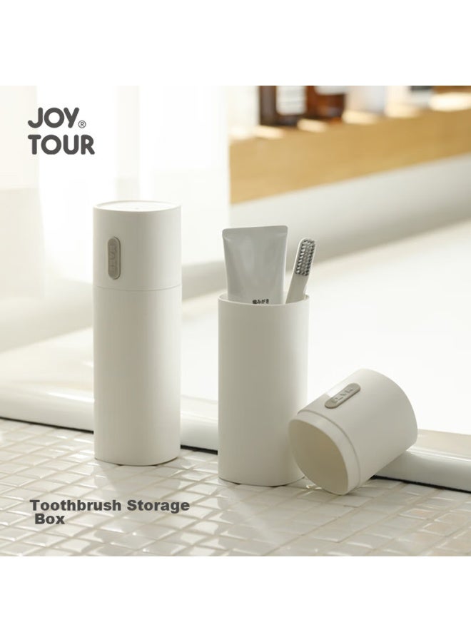 JOY TOUR Joytour Travel Toiletry Cup, Portable Multifunctional Toothbrush Cup Storage Box, Small Size - Image 4
