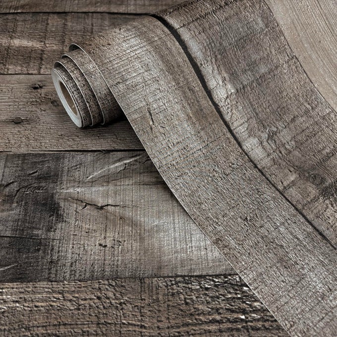 GRAY SHIPLAP PEEL AND STICK WALLPAPER WOOD CONTACT PAPER 177X 1968 DISTRESSED WOOD WALLPAPER PEEL AND STICK WOODEN WALL GRAY CONTACT PAPER RUSTIC SHIPLAP PLANK FOR WALLS AND COUNTERTOPS