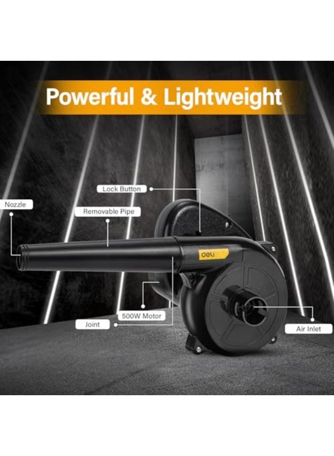 Deli Aspirator Blower 500W – Electric Air Blower, 13000rpm Speed - Image 5