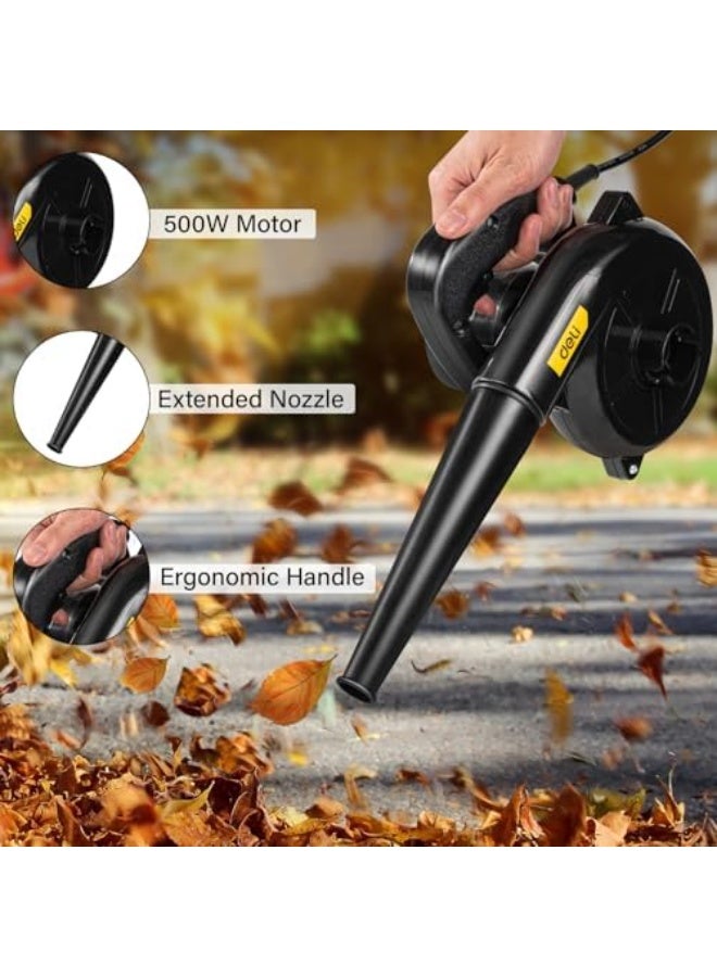 Deli Aspirator Blower 500W – Electric Air Blower, 13000rpm Speed - Image 4