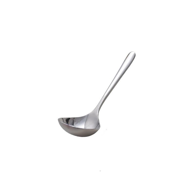 12 Piece Silver Stainless Steel Flatware Set Heavy Duty Soup Spoons - Image 2