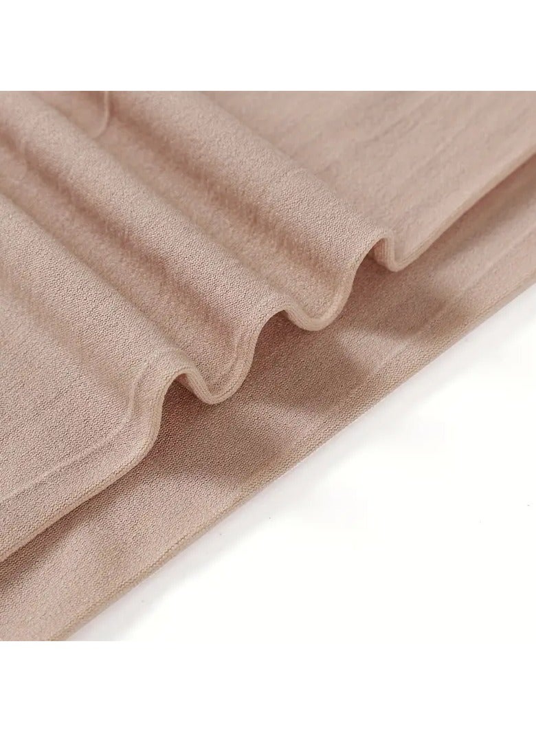 Goolsky 1 Pair Solid Color Elastic Sleeves Thin Breathable Arm Sleeves Summer UV Protection Sun Sleeves For Muslim Women ﻿ - Image 2