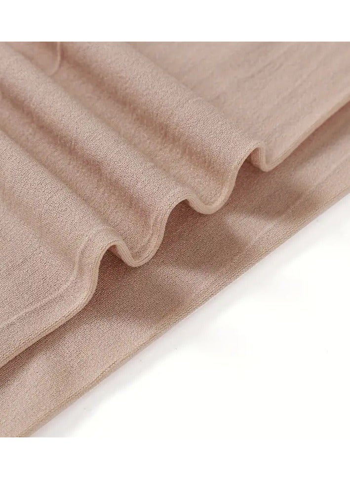 Goolsky 1 Pair Solid Color Elastic Sleeves Thin Breathable Arm Sleeves Summer UV Protection Sun Sleeves For Muslim Women ﻿ - Image 5