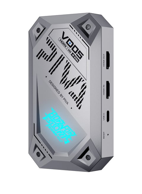 PIVA VD05 Power Adapter Captures high-quality video and provides high-speed transmission without delay Built-in fan for multiple heat dissipation ensures long-term stable live streaming