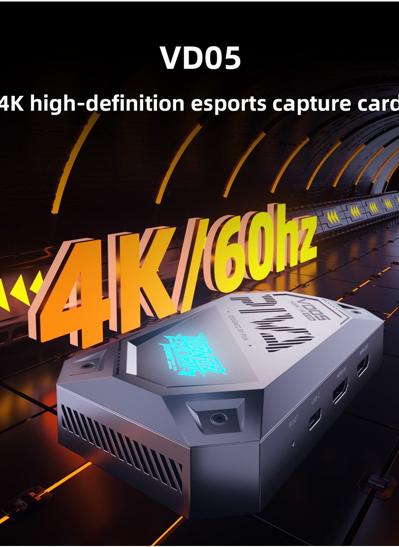 PIVA VD05 Power Adapter Captures high-quality video and provides high-speed transmission without delay Built-in fan for multiple heat dissipation ensures long-term stable live streaming