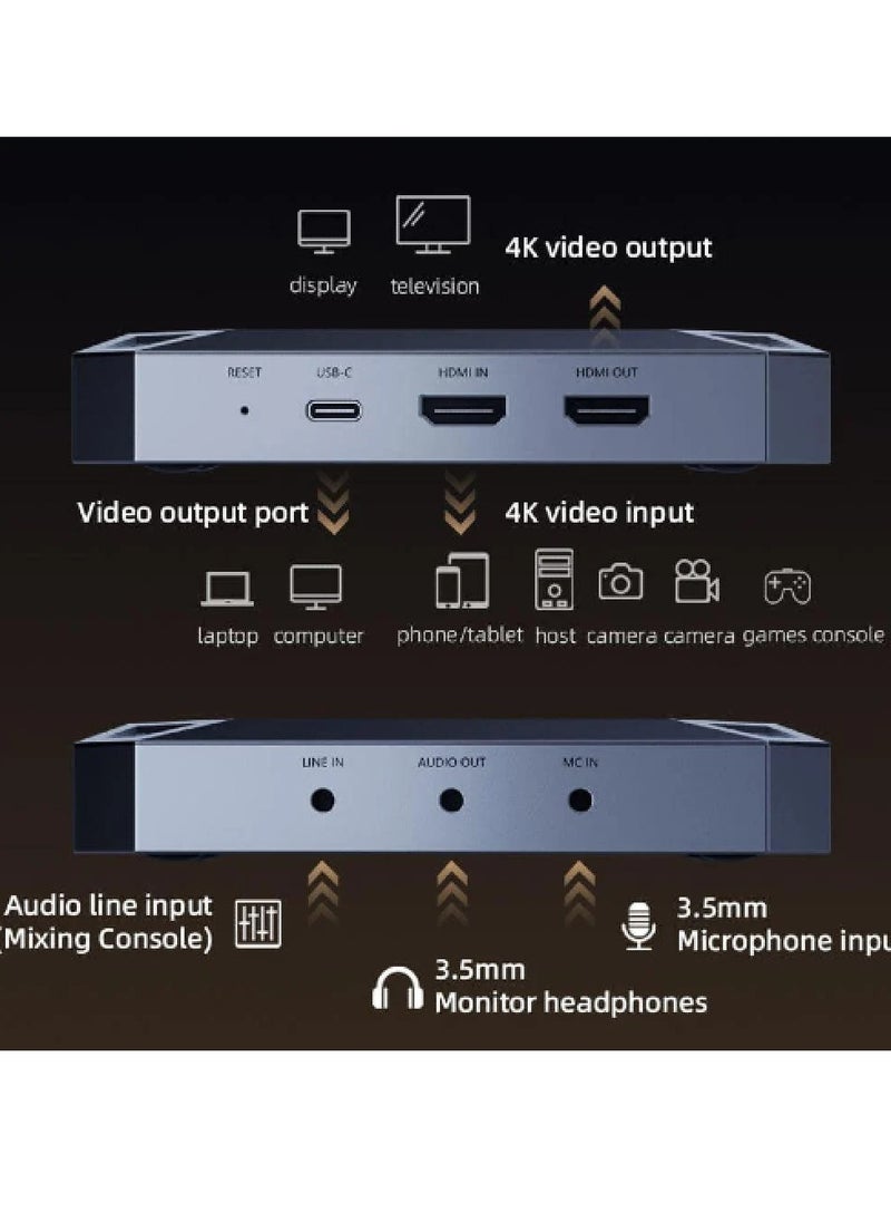 PIVA VD05 Power Adapter Captures high-quality video and provides high-speed transmission without delay Built-in fan for multiple heat dissipation ensures long-term stable live streaming