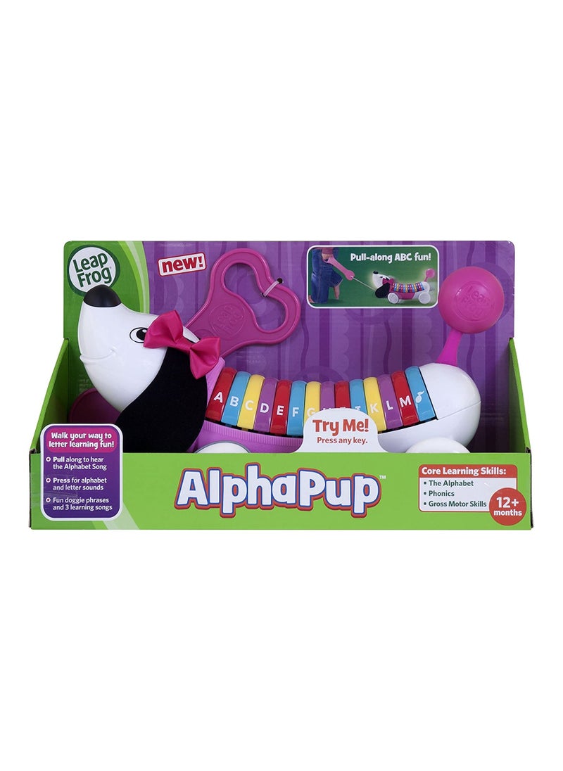 ليب فروغ - تعلم الأبجدية التفاعلية الوردية AlphaPup 80-19242E - Image 1