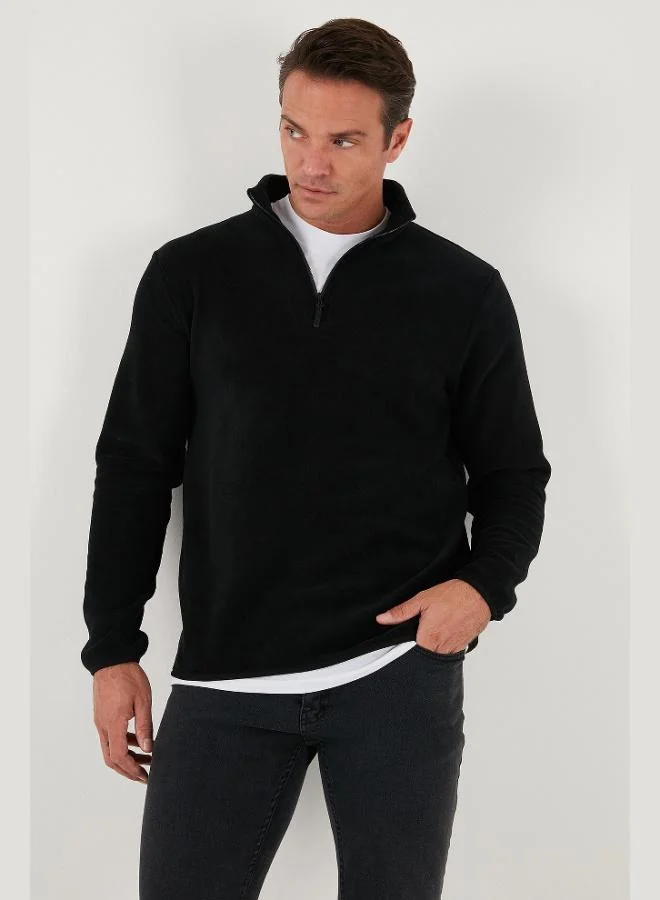 Buratti  Buratti Slim Fit Half Zipper Stand Collar 2-Pack Polar Men's POLAR 5906003S2 for Men | Best Price UAE