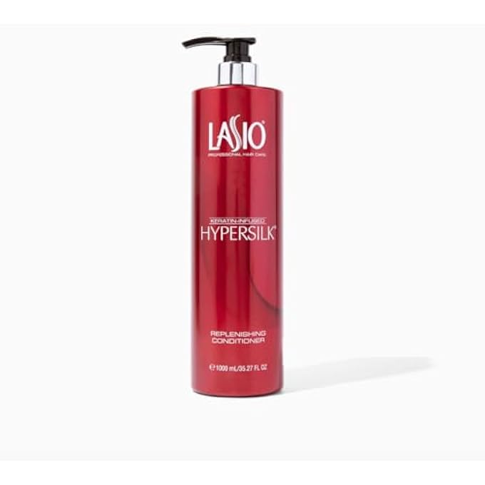 Lasio - KERATIN-INFUSED HYPERSILK REPLENISHING CONDITIONER - 35.27 FL. OZ - KERATIN CONDITIONER - FOR DRY HAIR - REPAIR, RESTORE & REDEFINE HAIR CARE PRODUCT - Image 1