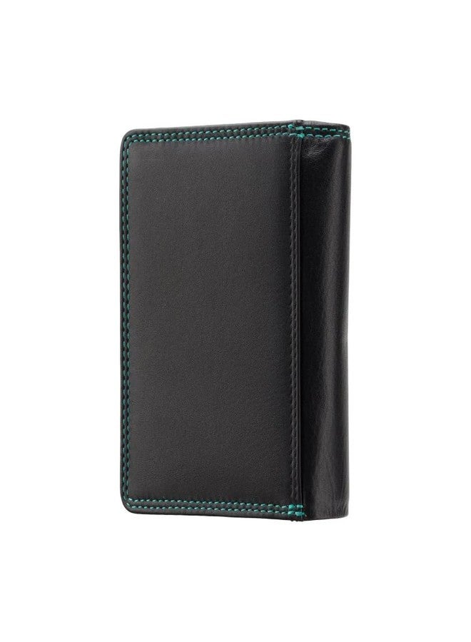 VISCONTI RB40 Multi Colored Small Soft Leather Ladies Wallet & Purse (Black Rhumba) - Image 3