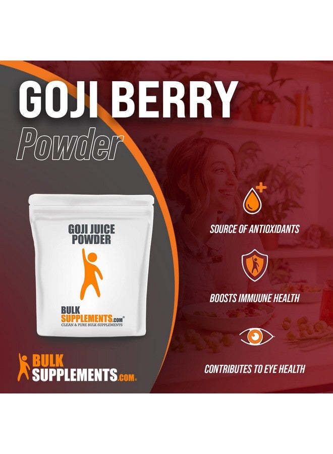BULKSUPPLEMENTS.COM Goji Berry Powder Herbal Supplement For Immune Support 1000Mg Of Goji Berries Powder Per Serving Gluten Free (100 Grams 3.5 Oz) - Image 4
