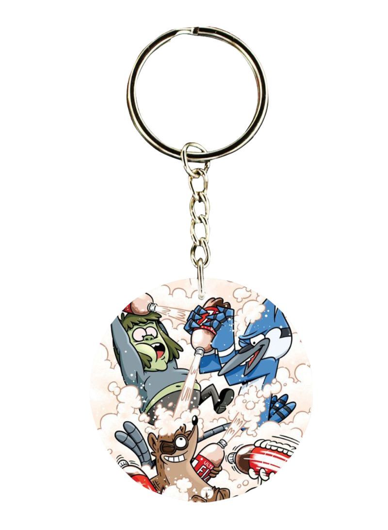 RKN Double Sided Regular Show Keychain