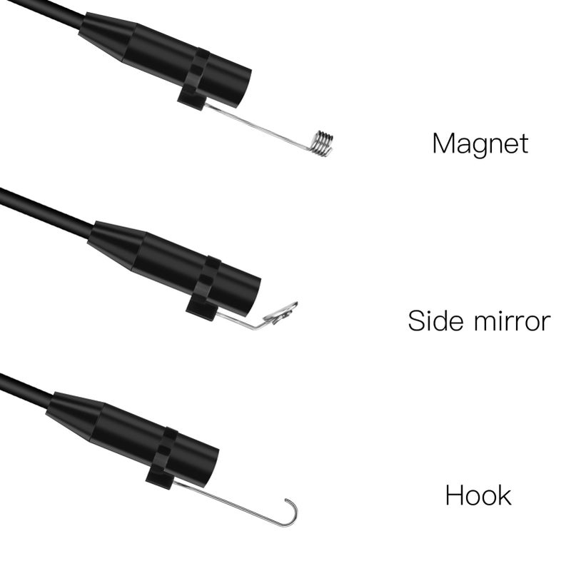 Industrial Endoscopy Borescope Inspection Camera Auto-focus 3 In 1 Interface Replacement for Type-C/ Android/ USB Port Built-in 4 Dimmable Adjustable Brightness LEDs 11mm Lens 2560* 1944 Resolution IP68 Water Resistance (5m Hard Wire) - Image 2