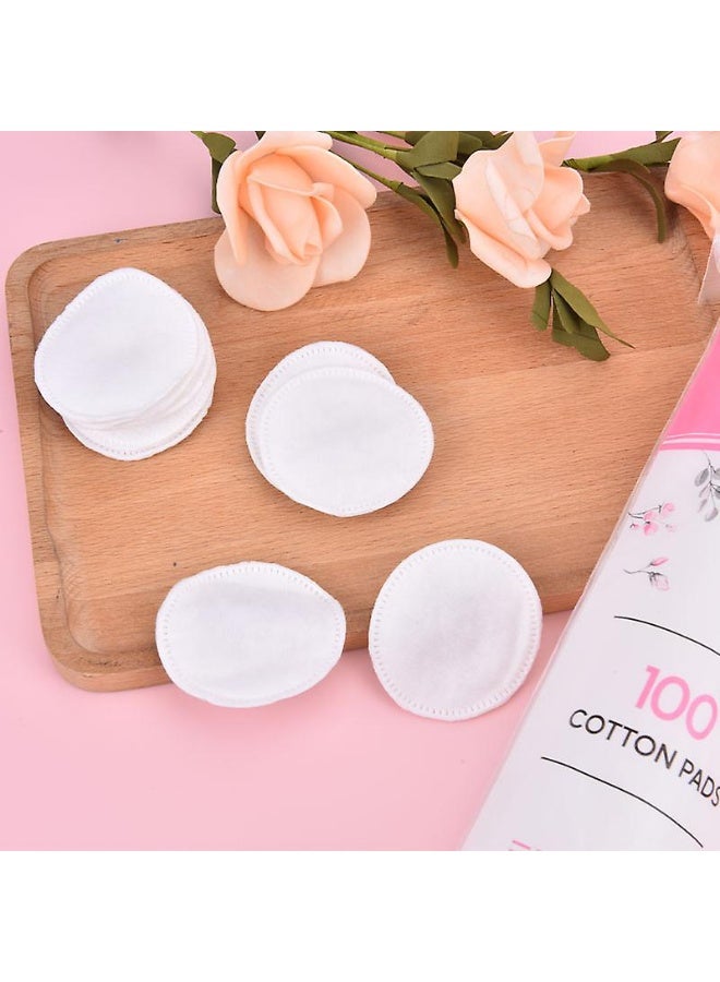 Cotton Makeup Remover Pads – 100 Pieces Soft & Gentle - Image 2