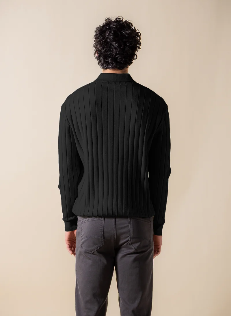 SHAPES DETAILED POLO SHIRT