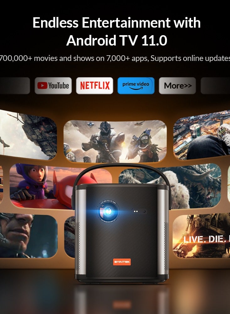 باينتيك جهاز عرض BYINTEK U80 أصلي 1920*1080 DLP WiFi - Image 4