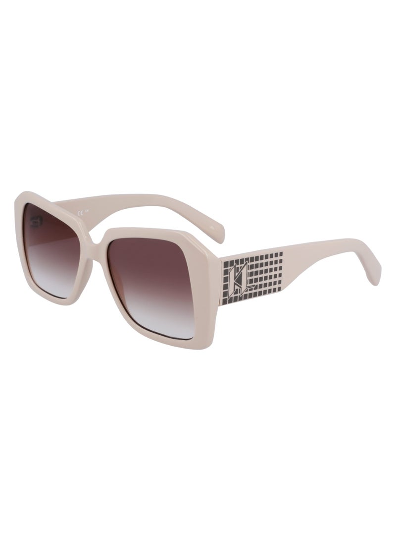 Karl Lagerfeld FULL RIM INJECTED CP INJECTED KARL LAGERFELD SUNS KL6140S 5317 (102) OFF WHITE - Image 1