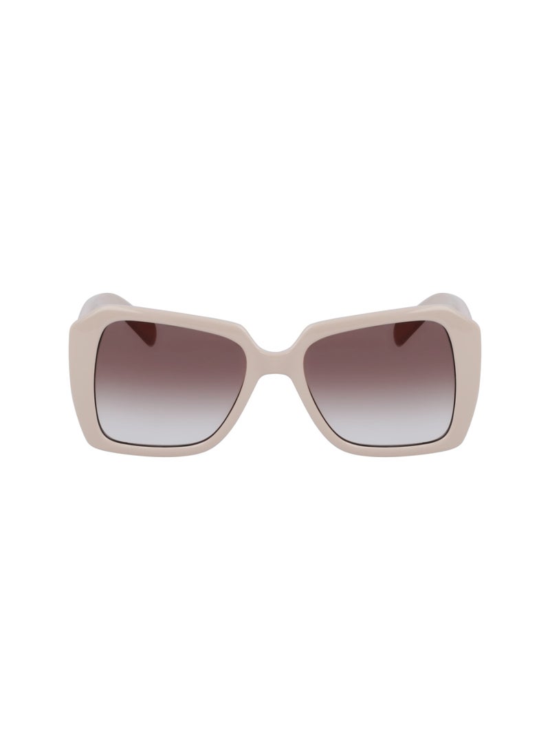 Karl Lagerfeld FULL RIM INJECTED CP INJECTED KARL LAGERFELD SUNS KL6140S 5317 (102) OFF WHITE - Image 2