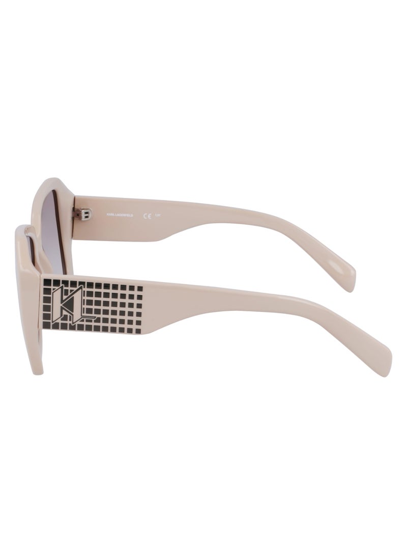 Karl Lagerfeld FULL RIM INJECTED CP INJECTED KARL LAGERFELD SUNS KL6140S 5317 (102) OFF WHITE - Image 4