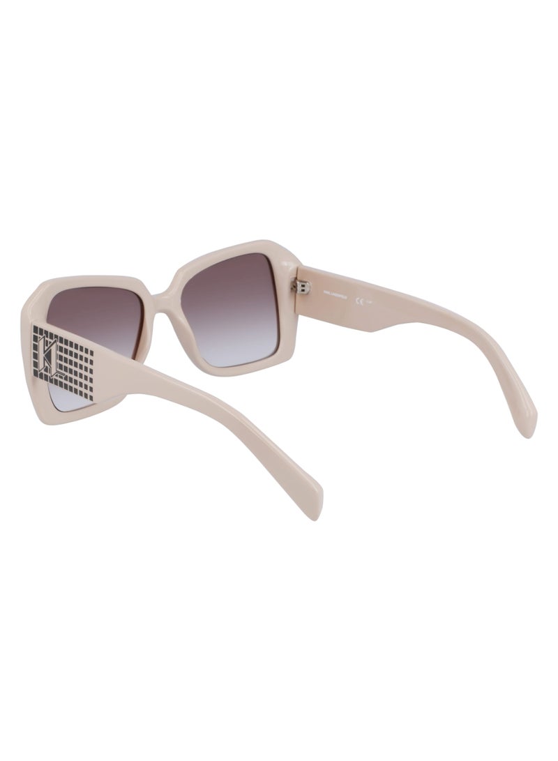 Karl Lagerfeld FULL RIM INJECTED CP INJECTED KARL LAGERFELD SUNS KL6140S 5317 (102) OFF WHITE - Image 5