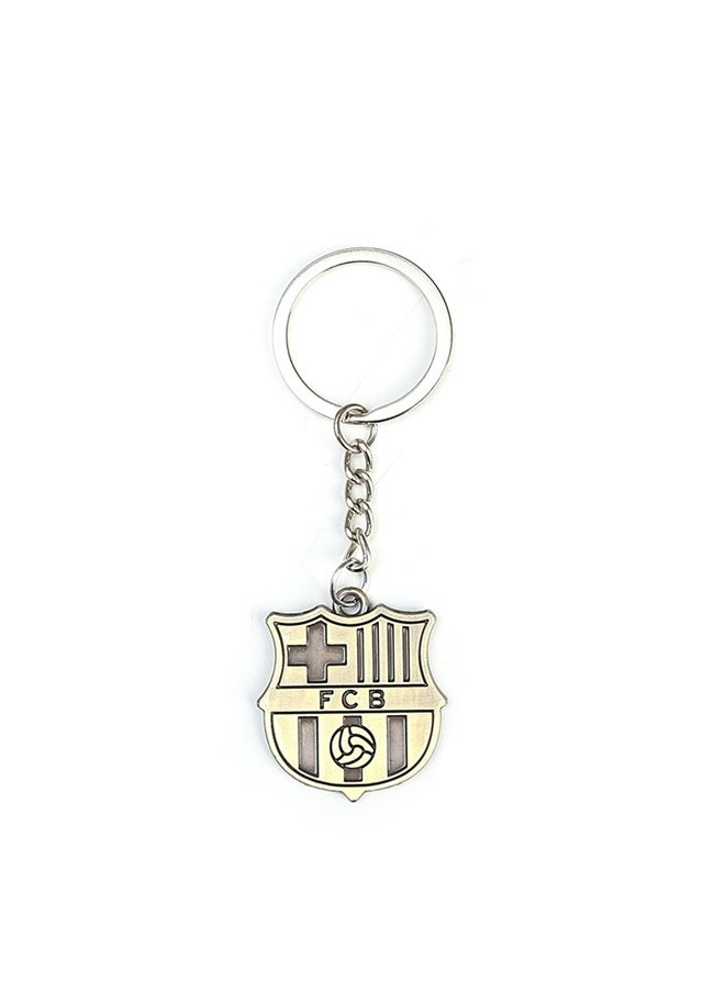 yongsheng Metal Barcelona Club Logo Keychain ，  Club Metal Keychain, Keyring, Pendant  - Image 1