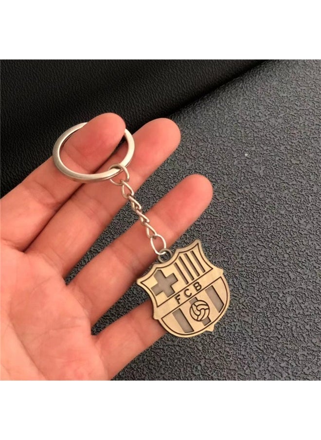 yongsheng Metal Barcelona Club Logo Keychain ，  Club Metal Keychain, Keyring, Pendant  - Image 3