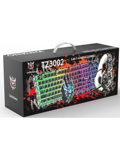 onikuma Onikuma 3-in-1 Gaming Combo Wired Keyboard And Mouse With Headphone  - Image 1