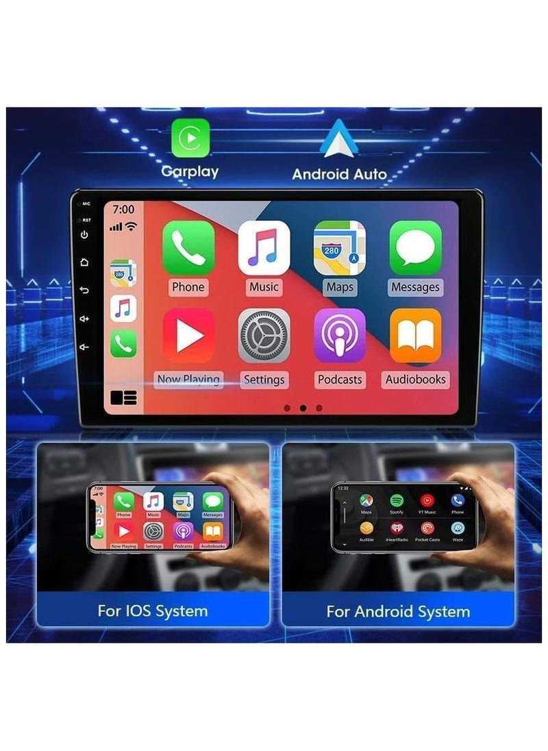 SHEZA STAR - Android Car Stereo 4GB RAM 64GB ROM with 360 3D 9 Inch Panoramic Camera System, AHD Support Carplay Android Auto Wireless Q.LED Screen DSP Fast Interface, Bluetooth - Image 1