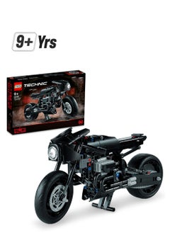 LEGO Technic BATCYCLE #42155 Batman toy set for kids ages 9+; You can build a model replica of Batman's motorcycle;  Gift for children (641 pieces)