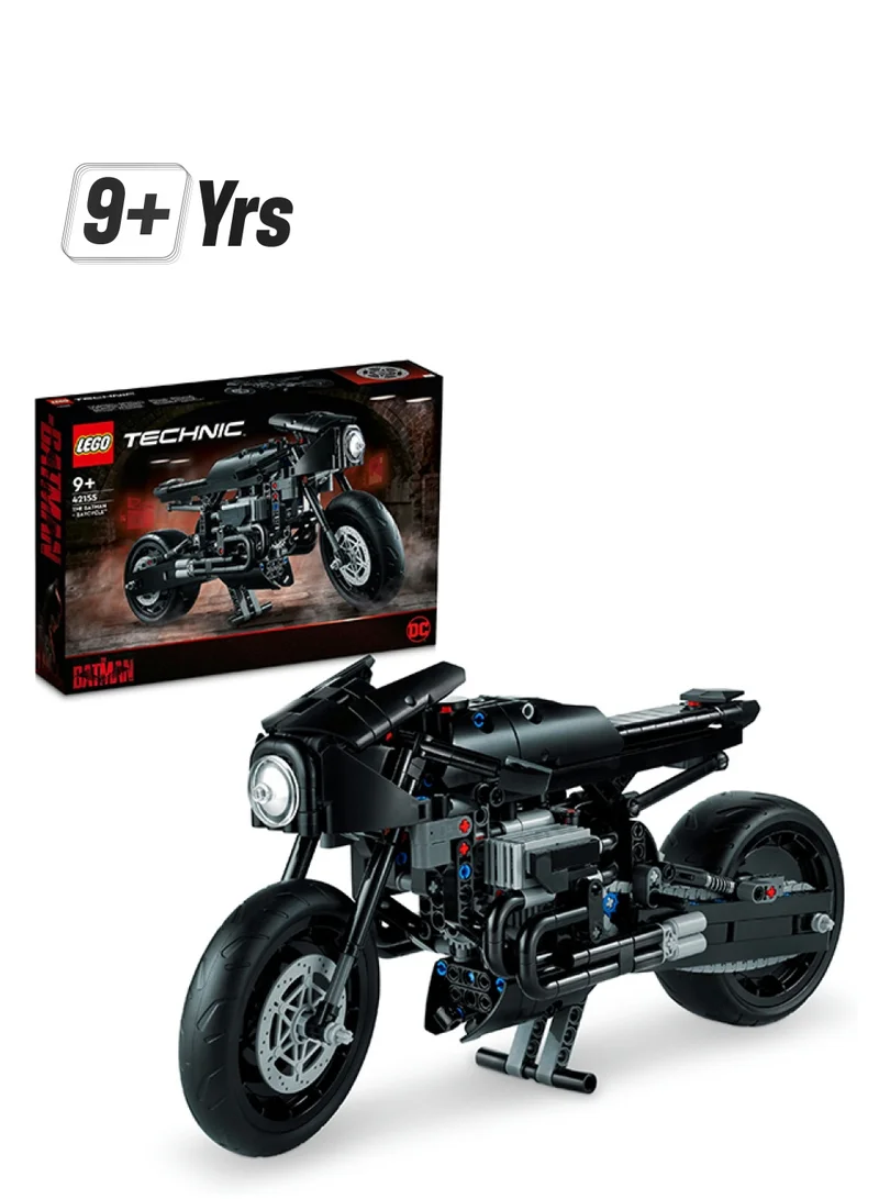LEGO LEGO Technic BATCYCLE #42155 Batman toy set for kids ages 9+; You can build a model replica of Batman's motorcycle;  Gift for children (641 pieces)