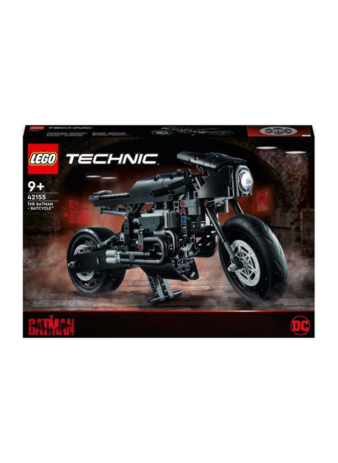 LEGO - LEGO Technic BATCYCLE #42155 Batman toy set for kids ages 9+; You can build a model replica of Batman's motorcycle;  Gift for children (641 pieces) - Image 1