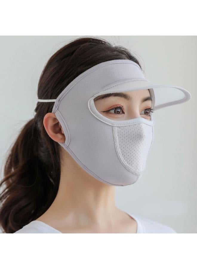 Women Ice Silk Sun Mask Breathable  Face Cover Outdoor  - Image 1